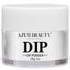 AZUREBEAUTY Dip Powder Bright White Color Basic Nail Dipping Powder French Nail Art Starter Manicure Salon DIY at Home O