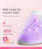 MelodySusie PocketSized LED UV Nail Lamp with UltraLightweight Design PART04 UV Light Cures All Soft Gels at Home Especi
