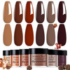 Dip Powder Set Honey Joy 6 Colors Brown Coffee Color Dipping Powder Set Nail Art Manicure DIY Salon Home Gifts for Women