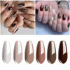 Vishine Gray Shades Collection Gel Nail Polish Set 6 Colors Gel Polish Set Kit UV LED Soak Off Gel Polish 027 OZ 8ML