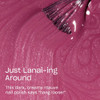 OPI Nail Lacquer Just Lanaiing Around Opaque Dark Purple Crme Chip Resistant Nail Polish Fast Drying Streak Free
