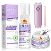 SAVILAND Advanced Solid Nail Glue Gel Kit 60ml Nail Glue for Press On Nails with Remover Lasting Press On Nails with U V
