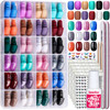Teenitor 24Pack Short Press On Nails 576Pcs Round Press On Nails Matte and Glossy Short Fake Nails With Glue