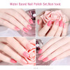 SUITANGO 10 Bottles Easy Peel off Nail Polish Set Quickdrying NonToxic Nail Polish DIY Water Based Nail Polish Kit with