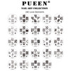 PUEEN Nail Art Stamp Collection Set 24E LOVE ELEMENTS NEW Unique Set of 24 Nailart Polish Stamping Manicure Image Plates