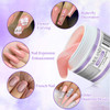 Saviland Builder Nail Gels Kit 60 g Nudes Pink Nail Extension Gel Set Nail Strengthen Hard Gel Nail Art Manicure Set wit