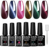 Allenbelle Cat Eye Soak Off UV Magetic Gel Nail Polish with Magetic 73Ml 003