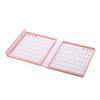 120 Colors Nail Gel Polish Display Chart Nail Polish Color Card with 120 Tips Pink