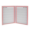 120 Colors Nail Gel Polish Display Chart Nail Polish Color Card with 120 Tips Pink