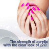 Ibd Hard Gel LedUV Builder Gel Clear Strong Acrylic Finish Perfect for Nail Extensions Sculpting Overlays Professional Q