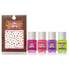 Piggy Paint 100 NonToxic Girls Nail Polish Safe Crueltyfree Vegan Low Odor for Kids Cutie Fruity 4 Polish Nail Art Gift