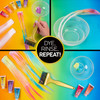 Rainbow High Rainbow Nail Salon by Horizon Group USA Includes 5 Nail Polishes Nail Stickers StickOn Nails Glitter Nail D