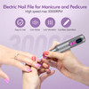 Nail Drill Cordless Electric Nail Filer Professional EFile Nail Drill Kit for Acrylic Gel Nails Manicure Pedicure Polish