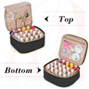LUXJA Detachable 2 Layers Nail Polish Organizer Hold 40 Bottles 15ml 05 floz Nail Polish Case with Tools Storage Pockets