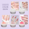 XD Gel Nail Polish Kit Polygel Quick Dry Natural Clear 5 Colors Nail Extension with Dual Forms Brush File Set