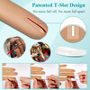 Silicone Practice Hand for Acrylic Nails Realistic Flexible Fake Nail Hand Practice with Bracket Soft Bendable Mannequin