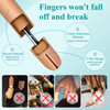 Silicone Practice Hand for Acrylic Nails Realistic Flexible Fake Nail Hand Practice with Bracket Soft Bendable Mannequin