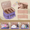 BAFASO Nail Polish Storage Holds 40 Bottles 15ml 05 floz and a Nail Lamp Nail Polish Carrying Case with Manicure Tools S