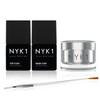 NYK1 Nail Force Power Builder Gel Nail Polish Salon Quality Nail Repair Clear Soak Off UV Gel with Nailac Base Top Coat