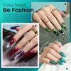 modelones 3 Pcs Glitter Gel Nail Polish with No Wipe Gel Top Coat Base Coat Set Soak Off Nail Lamp Acid Free No Wipe Cle