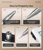 MelodySusie EntryLevel ClipOn Rechargeable Nail Drill SC320H 30000RPM Popular Classic EFile with LCD Display for Manicur