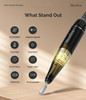 MelodySusie EntryLevel ClipOn Rechargeable Nail Drill SC320H 30000RPM Popular Classic EFile with LCD Display for Manicur