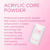 Young Nails Acrylic Core Powder SelfLeveling Acrylic Nail Powder Clear Nude Pink White Acrylic Powder for Nail Extenstio