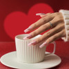 BTArtbox XCOATTIPS Soft Gel Nail Tips Matte Long Square Press On Nails Pink Colored Natural with Tip Primer Cover OneSte