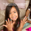 Karma Kids Nail Polish Box Set No 1 Natural Safe Nail Polish for Little Girls NonToxic Vegan and Cruelty Free Quick Dry