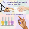 duri Nail Polish 600 Dream Catcher Pastel Lilac Pink Semi Matte Finish Full Coverage Quick Drying 045 Fl Oz