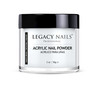 Legacy Nails Professional CLEAR ACRYLIC POWDER 56g 2oz HighQuality FastDrying Formula for Nail Extensions Sculpting Over