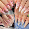 UNA GELLA Medium Stiletto Nail Tips 312pcs Clear Acrylic Press on Nails For Nail Extension Nail Art DIY Salon 12 Sizes