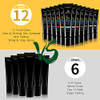 SEISSO Stamping Nail Polish Gels 12 Colors Stamping Gels 025 Fl Oz Soak Off Printed Gel UV Stamp Nail Gel for Nail Stamp