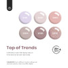 Beetles Gel Nail Polish Kit with Uv Light Base Gel Top Coat 6 Colors Nude Neutral Nail Polish Starter Kit Soak off Led S