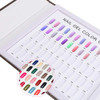 Noverlife 120 Nail Colors Display Book with 120 False Nail Tips Nail Gel Polish Display Chart Nail Art Samples Color Swa