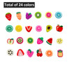 16800Pcs Fruit Slices Fruit Nail Art Slices Polymer Clay Slice Nail 3D Polymer Slice Colorful DIY Nail Art Supplies for
