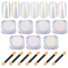 7 Colors Chrome Nail Powder Valentines Day Gifts Nail Chrome BulkWhite Pearl Iridescent Aurora Metallic Mirror Effect Di