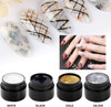10 Colors Luminous Spider Gel UV Gel Nail Polish with 2 Nail Art Line Pen Tools DIY Glow in The Dark Nail Art Drawing Ge