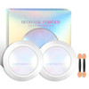Ownest 2 Pcs Neon Chrome Nail Powder Unicorn Chrome Nails Glitter Pigment Aurora Iridescent Powder Pigment for Nails Opa