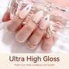 Makartt Chrome Gel Nail Polish Set Metallic Gel Nail Polish Silver and Gold 3D Metal Painting Gel for Nail Art Soak off