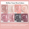 AZUREBEAUTY 30Pcs Dip Powder Nail Kit Starter with Nail Sticks Translucent Jelly Nude Pink Gary 8 Colors Dipping Liquid