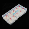 Kissbuty 500 PCS Stiletto Nails Natural Color Sharp Ending False Acrylic Nail Art Tips 10 Sizes With Box Perfect Length