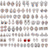 1 Pack of 50 pcs Fusiform Gold Nail Charms Nail Art Kit 3D Nail Charms Nail Gems Nail Rhinestones for Nails Set