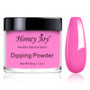 28gBox Dark Pink Dipping Powder Without Lamp Cure Nails Dip Powder Gel Nail Color Powder Natural Dry no34