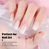 FANNEST Milky White Builder Gel for Nails Set 2PCS Extension Sculpting Nail Glue Clear Nail Polish Soak Off Long Lasting