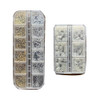 Nail Art Pearls Flatback Pearls Nail Charms Gold Silver YOSOMMK Luxurious YOSOMK Rhinestones Mixed Various Sizes 08mm5mm