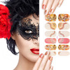 Maitys 224 Pcs 16 Sheets Full Wrap Nail Stickers Gradient Polish Stickers SelfAdhesive Nail Art Decal Strips with 2 Pcs