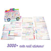 CraftTastic Nail Sticker Express Nail Art Kit Regular Gold Foil Glitter Stickers Ages 8