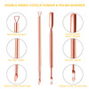 Mudder Acrylic Nail Clippers Kit False Nails Tips Cutter Professional Cuticle Trimmer Nipper Cutter Pusher Remover Stain