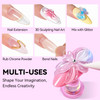 Makartt 3D Gel Nail Art Clear Solid Builder Nail Gel 4 in 1 Nonsticky for Extension UV Glue for Acrylic Nails Rhinestone